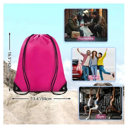 Drawstring Backpack Bulk Cinch Bag