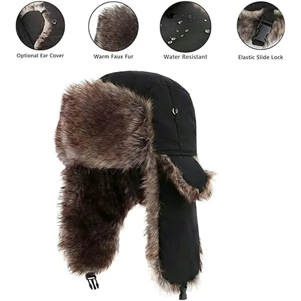 Waterproof Cold Ear Trapper Hat