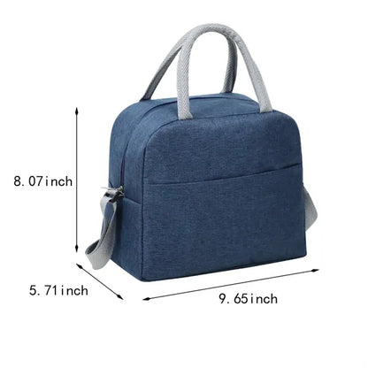 Large capacity picnic work insulated lunch cooler tote bag