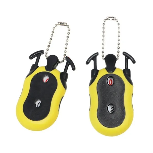 Portable Dual-Player Golf Stroke Counter with 2 Clickers