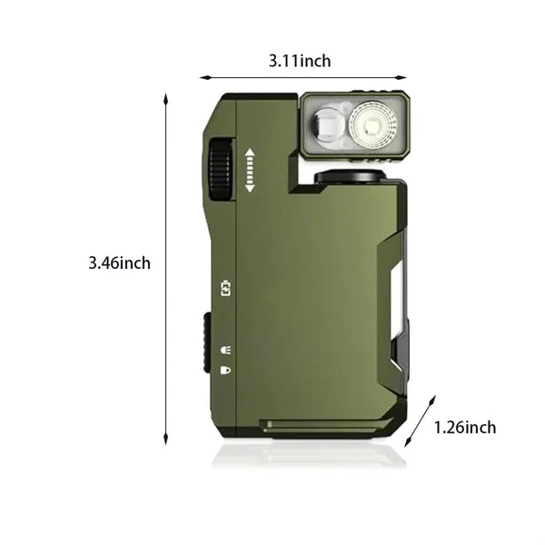 Rechargeable outdoor emergency 400 lumens EDC  flashlight