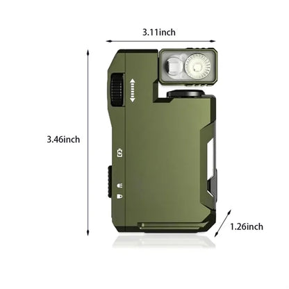 Rechargeable outdoor emergency 400 lumens EDC  flashlight
