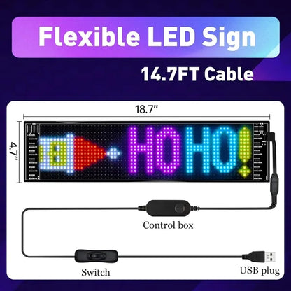 Scrolling Programmable LED Car Sign