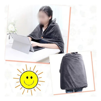 USB Heated Warm Fleece Blanket