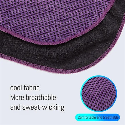 35"x12" Polyester Microfiber Cooling Towel with Storage Box
