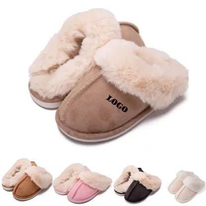 Cozy Faux Fur Winter Slippers for Indoor Warm Comfort