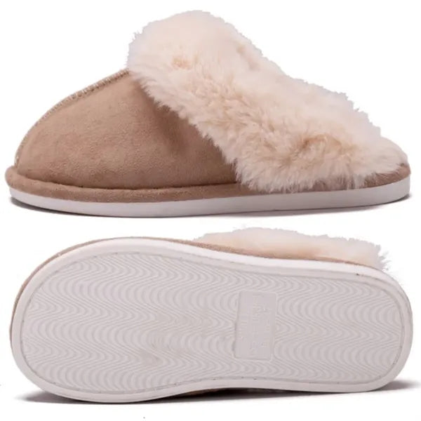 Cozy Faux Fur Winter Slippers for Indoor Warm Comfort