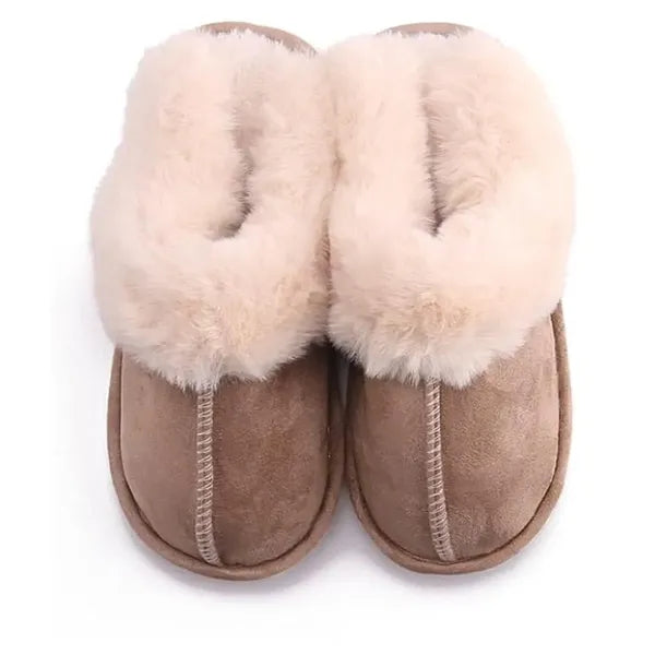 Cozy Faux Fur Winter Slippers for Indoor Warm Comfort