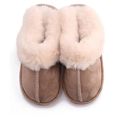 Cozy Faux Fur Winter Slippers for Indoor Warm Comfort