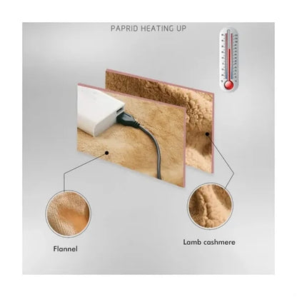 USB Heating Blanket with Hands Warmer