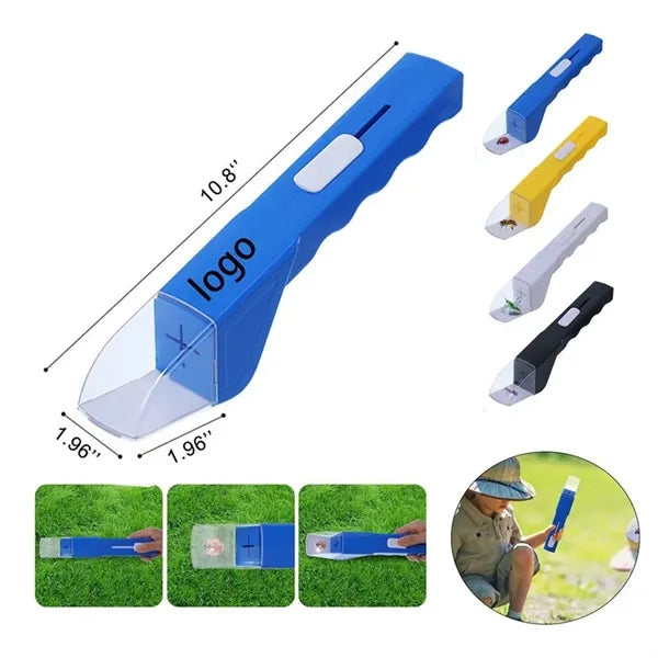 11'' Contactless Plastic Handheld Insect Catcher w/Latch