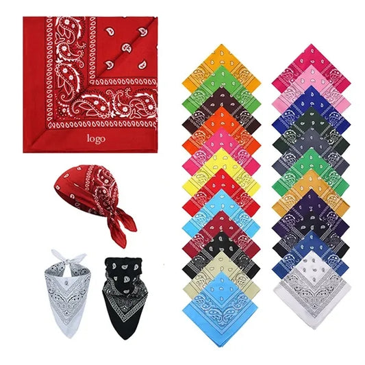 Cowboy Custom Paisley Pattern Bandana