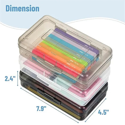 Large Capacity Plastic Hard Pencil Case