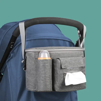 Travel outdoor universal baby stroller hanging storage bag