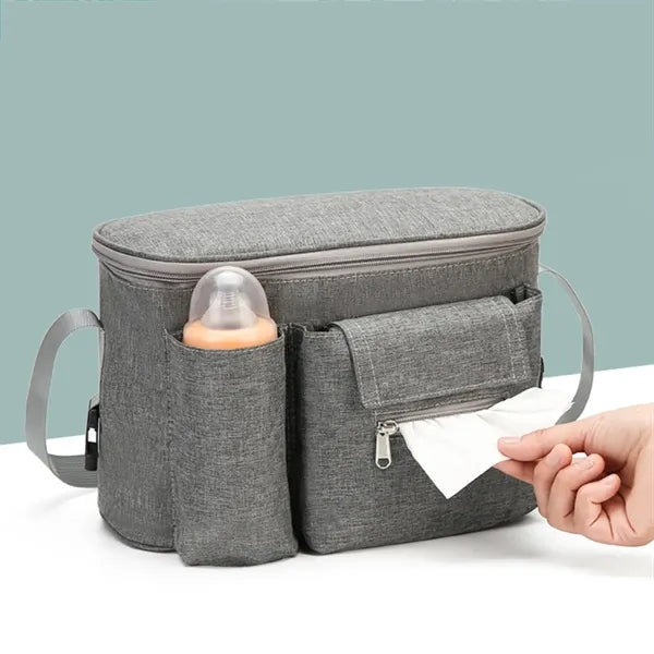 Travel outdoor universal baby stroller hanging storage bag