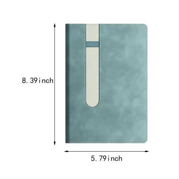 School office work gift pu leather a5 thick journal notebook