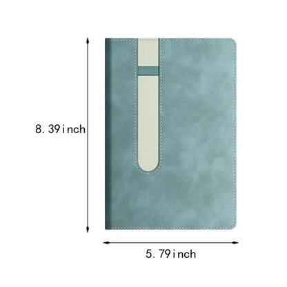 School office work gift pu leather a5 thick journal notebook