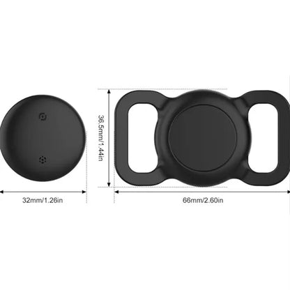 Dog Tracker with Black Collar Holder