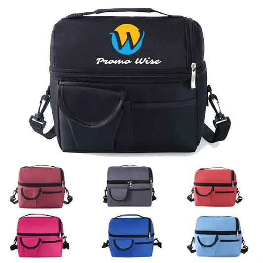 Leakproof Insulated Thermal Cooler Lunch Box with Strap