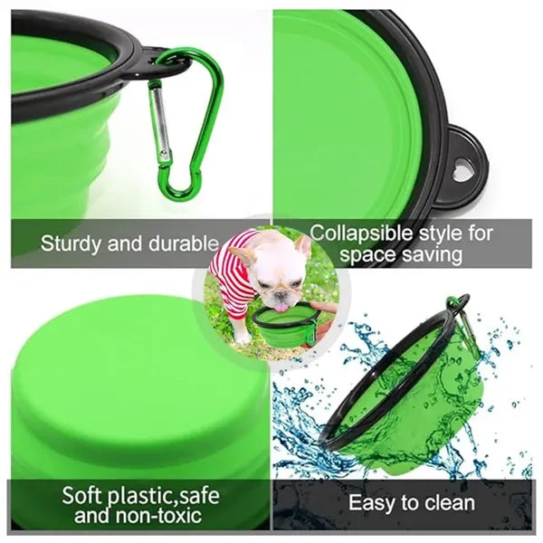 Collapsible Portable Pet Bowls