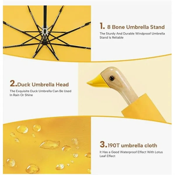 Cute Design Duck Head Umbrella