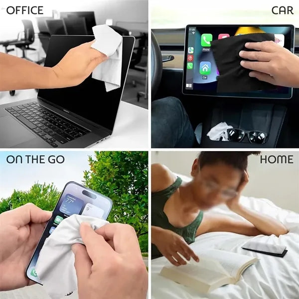 Home travel soft eyeglasses cleaner wipes cleaning cloth