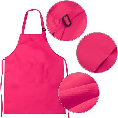 Adjustable Polyester Kids Apron Children Chef Art Smock