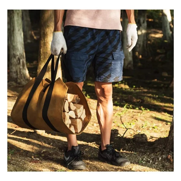 Canvas Log  Firewood wood Carrying Bag