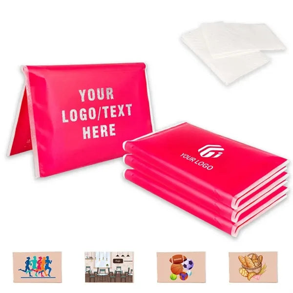 Restaurant hotel travel customizable pocket tissue pack