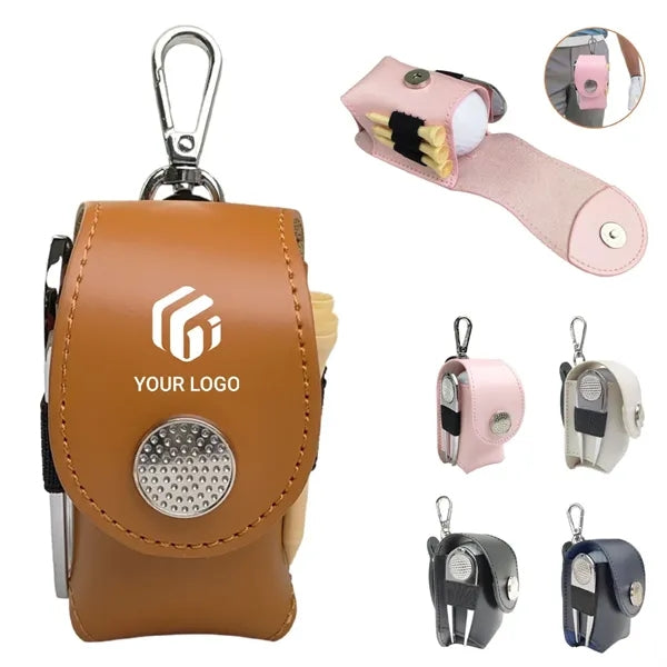 Golfers sports accessories gift golf ball waist bag pouch