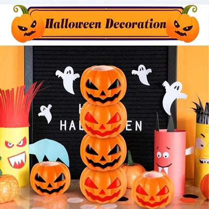 Fidget toy party favors halloween pumpkin pop up stress ball