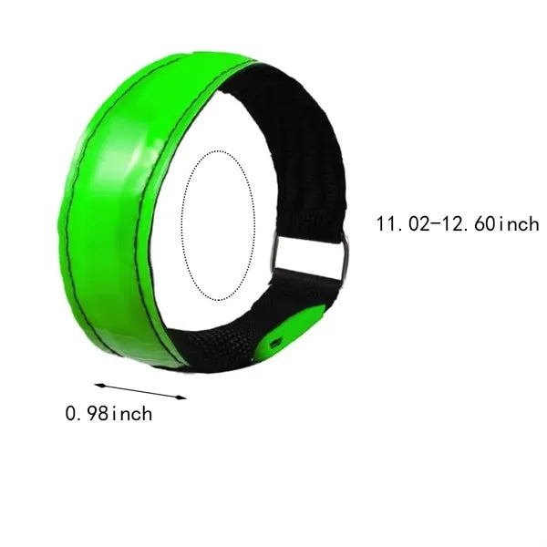 Running walking cycling rechargeable LED light up armband