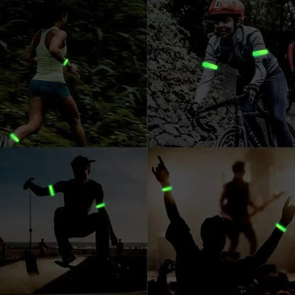 Running walking cycling rechargeable LED light up armband