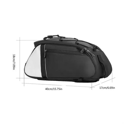 Waterproof MTB Rear Rack Panniers for Bicycle Touring