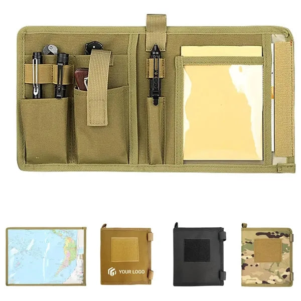 Multifunctional outdoors hiking foldable tactical map pouch
