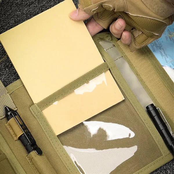 Multifunctional outdoors hiking foldable tactical map pouch