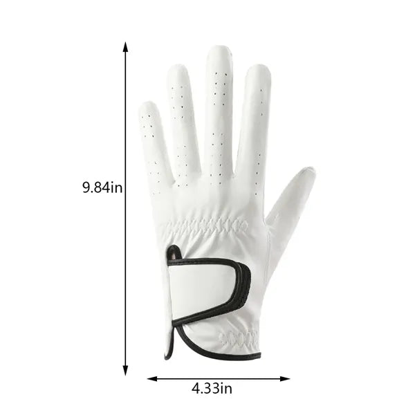Premium breathable soft feel men left hand sports golf glove