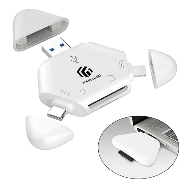 Portable phone tablet SD TF card Type-C/USB reader adapter