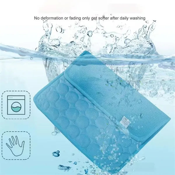 Portable kennel sofa car cooling mat pad for dogs and cats