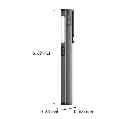 Camping emergency home rechargeable pen flashlight COB light