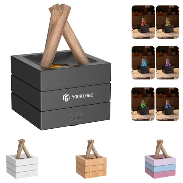 Home room office fireplace bonfire aroma diffuser humidifier