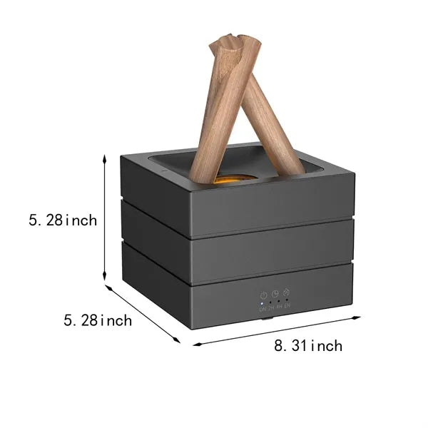 Home room office fireplace bonfire aroma diffuser humidifier