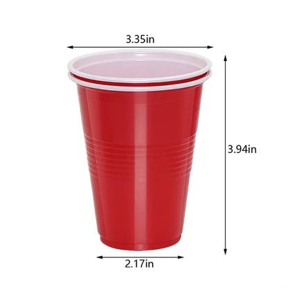 12 oz stackable party travel wedding disposable plastic cup