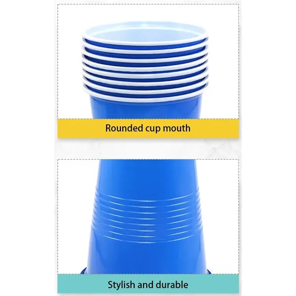 12 oz stackable party travel wedding disposable plastic cup