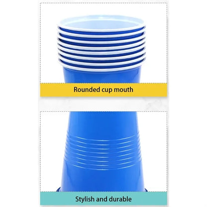 12 oz stackable party travel wedding disposable plastic cup