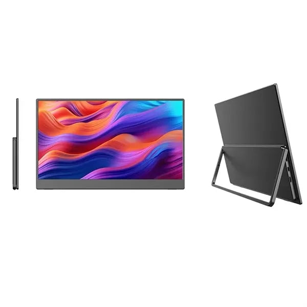 15.6in 1080P USB-C HDMI Travel Monitor with Foldable Stand