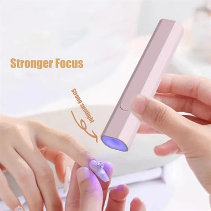 Beautiful gift handheld mini finger gel light nail lamp
