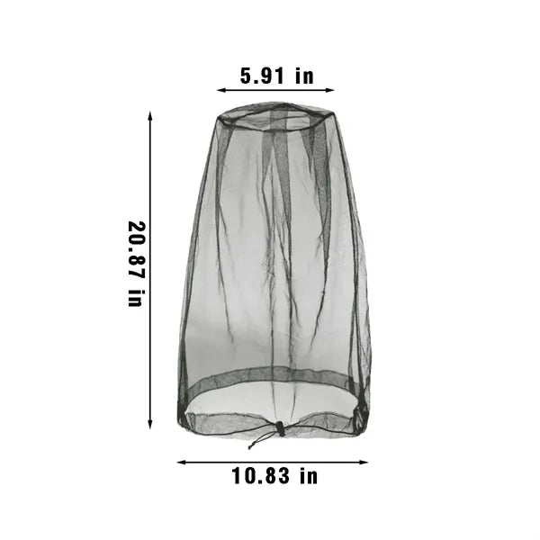 Hiking gear camping fishing compatible head mosquito net