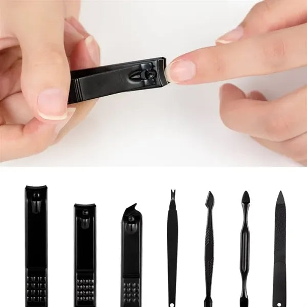 18 Pieces Stainless Steel Nail Clipper Set