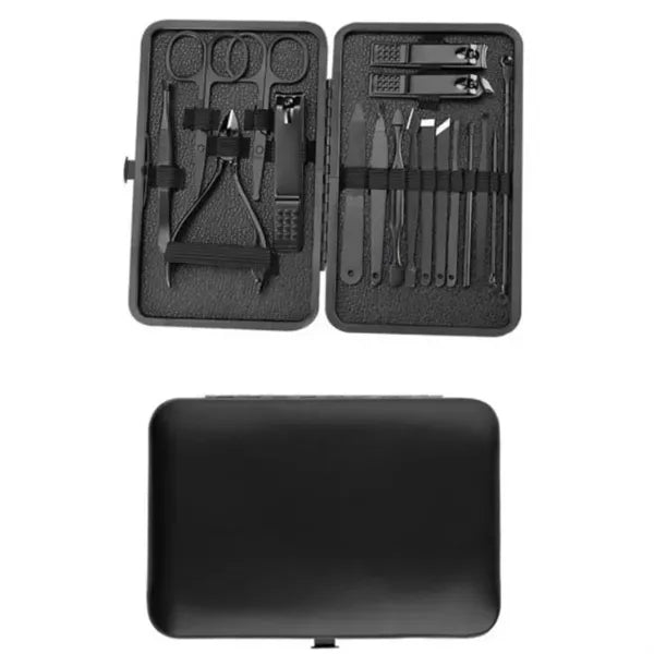 18 Pieces Stainless Steel Nail Clipper Set